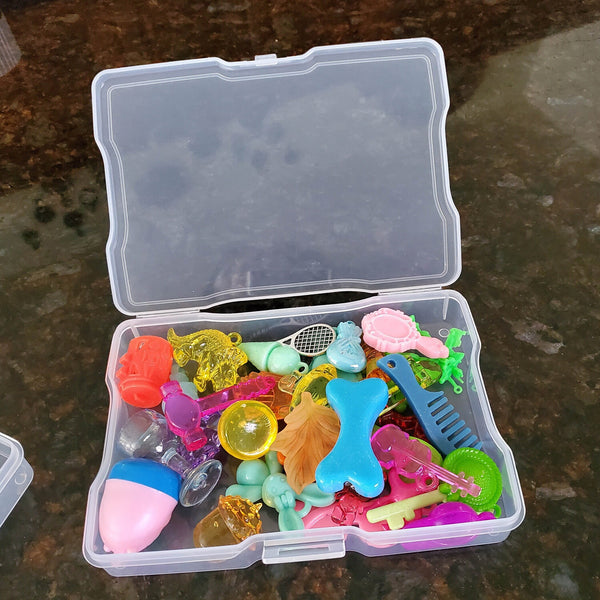 PLASTIC STORAGE BOXES - Containers-4.5x6.5-Translucent containers for organizing-small parts storage
