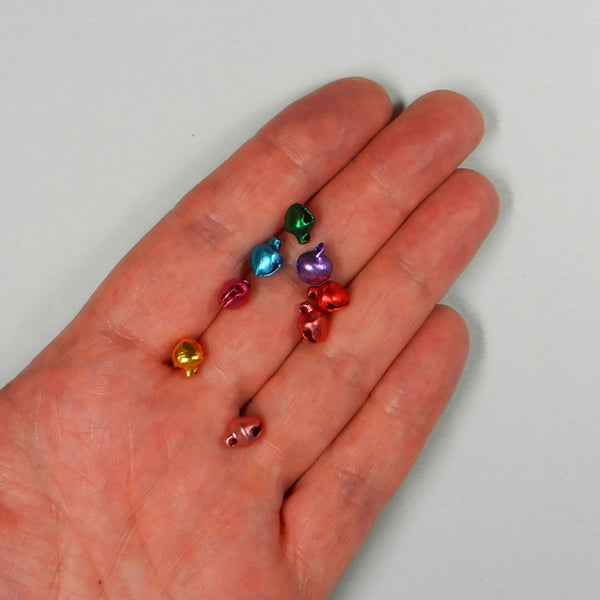6mm JINGLE BELLS (100), Christmas bells, Christmas crafts, Christmas jewelry, Small bells, Small jingle bells, Tiny bells