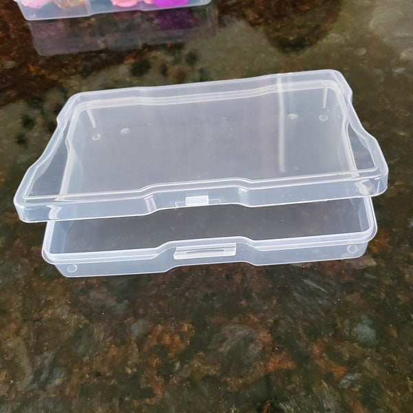 PLASTIC STORAGE BOXES - Containers-4.5x6.5-Translucent containers for organizing-small parts storage