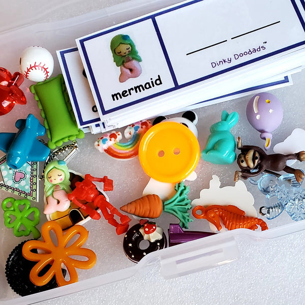 SYLLABLES, 2, 3 and 4 Syllable words, Trinkets-Speech Therapy-Phonics-Digital Download - Speech Therapy Miniatures