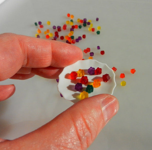 35 pieces of MINIATURE Dollhouse CANDY, Jello, Jelly, Food #19